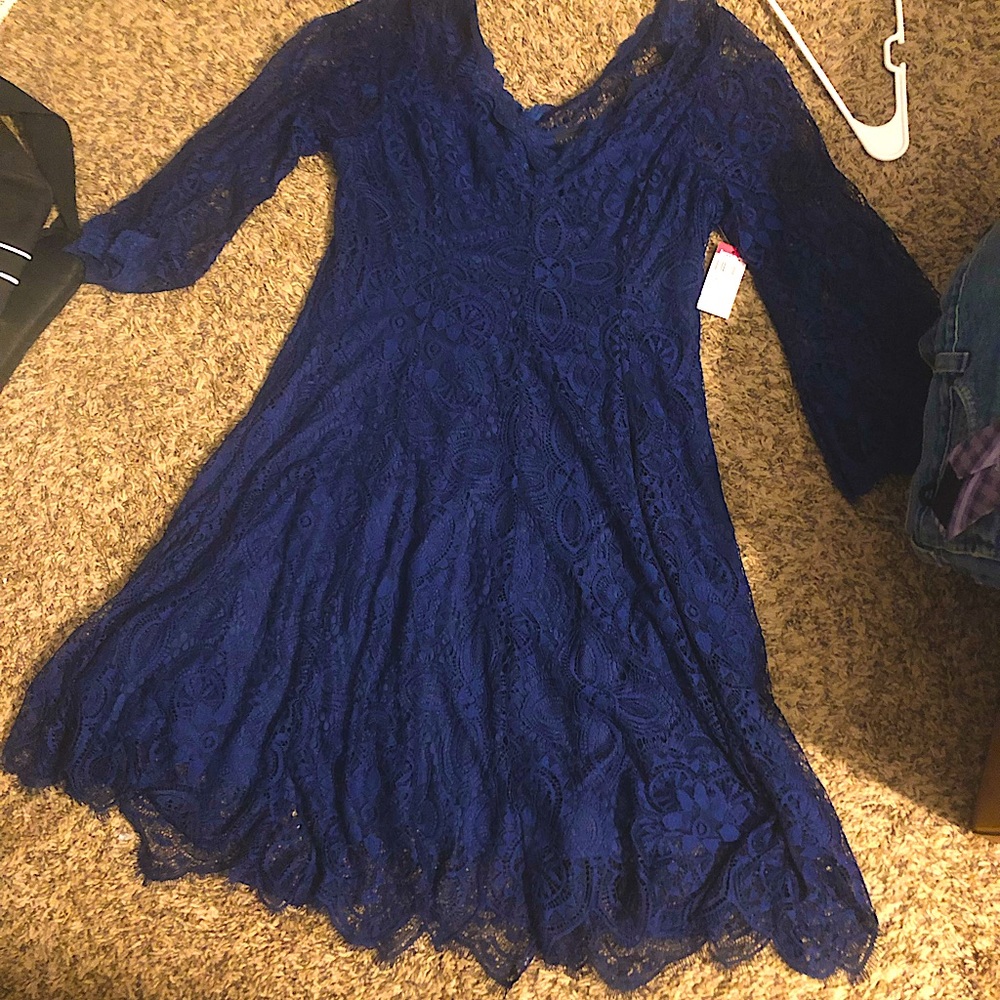 Dark Blue Party Dress